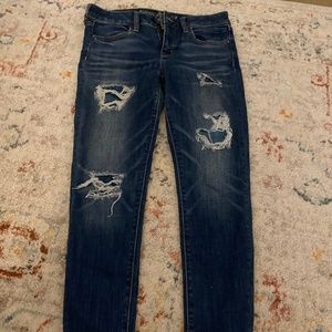 American eagle ripped jeans